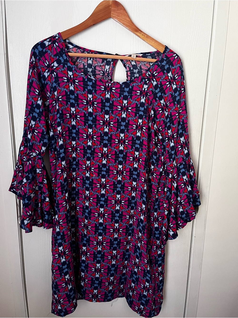 Women's Floral Pattern Shift Dress Size Small All for color